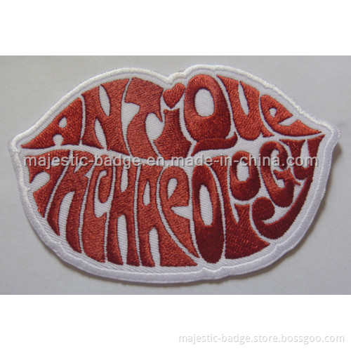 Embroidered Patch White Twill (Hz 1001 F036)